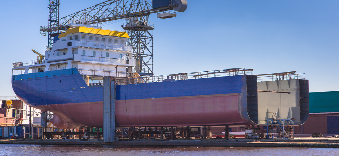 Acero para producción naval